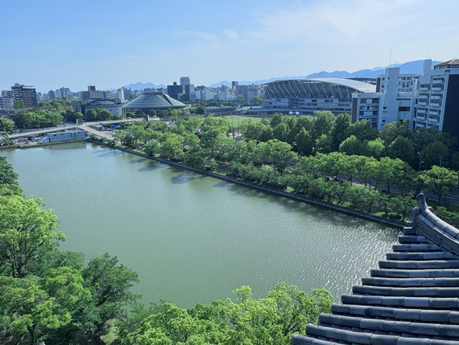 天守からの眺め