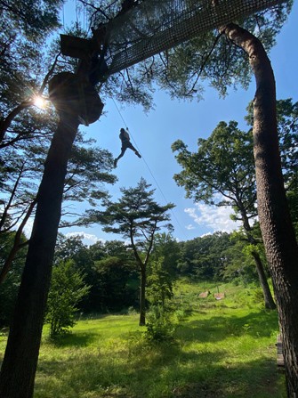 那須の森の空中アスレチックNOZARU