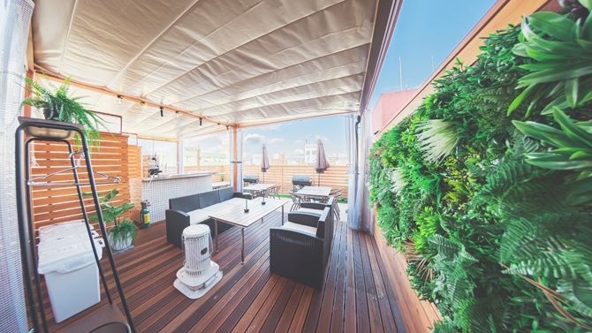 大阪・西中島BBQ 空花テラス