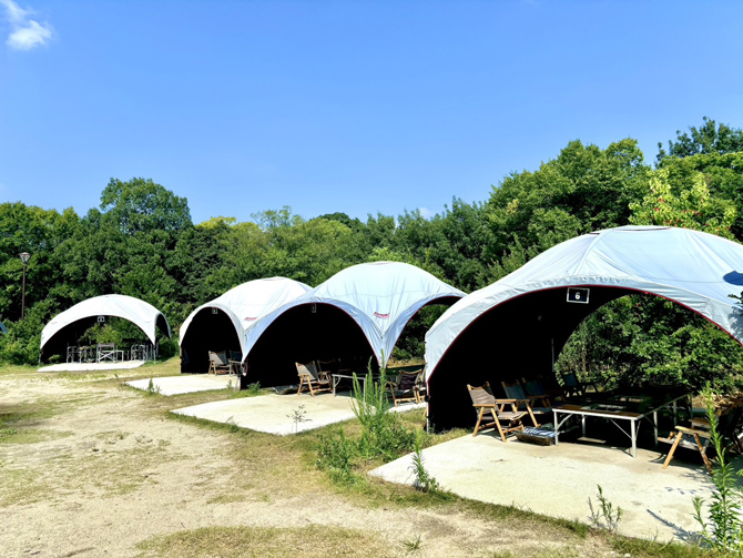 花博記念公園鶴見緑地 バーベキュー場・緑のせせらぎ東側バーベキュー広場