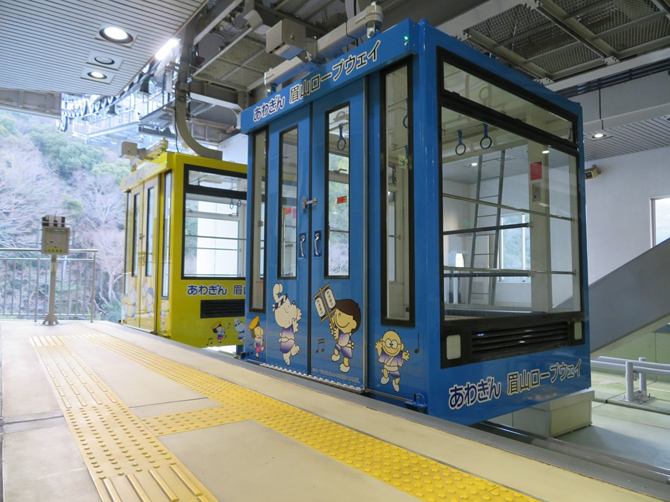 徳島市眉山ロープウェイ