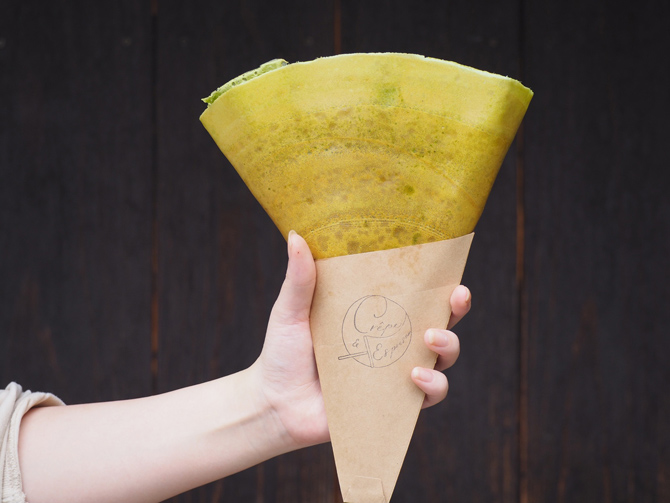 クレープとエスプレッソと嵐山