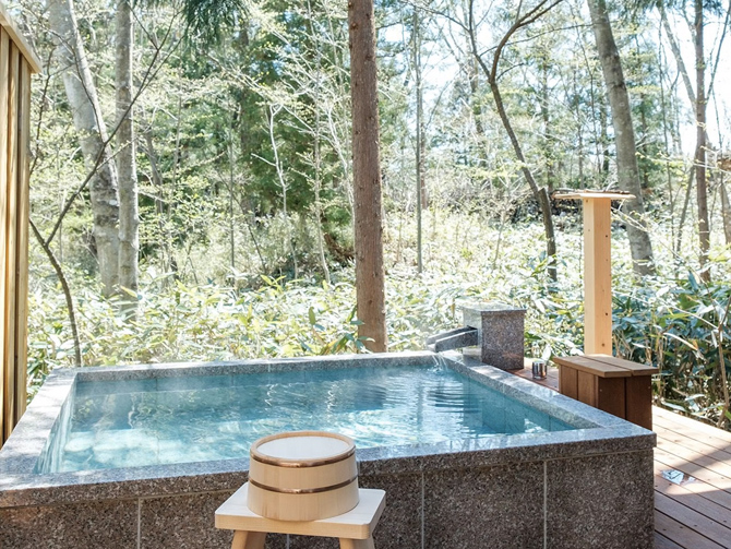 温泉山荘 だいこんの花