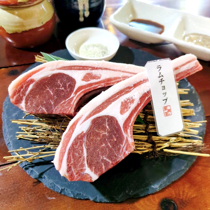 囲炉裏ジンギスカン蝦夷羊