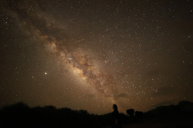 東崎灯台付近からの星空絶景