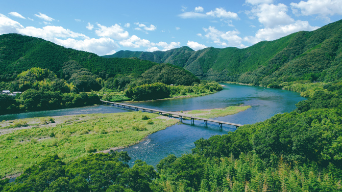 四万十川 佐田沈下橋