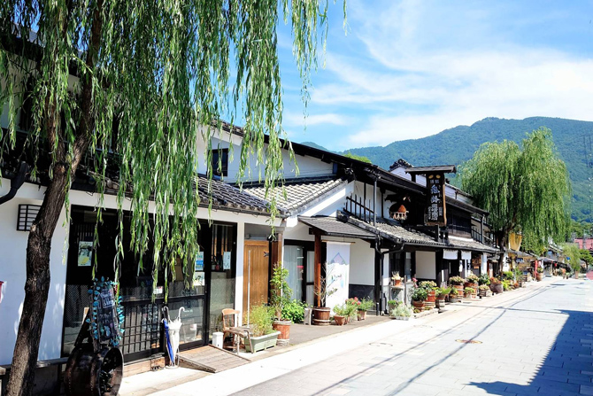 信州上田北国街道 柳町