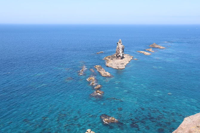 岬の先端