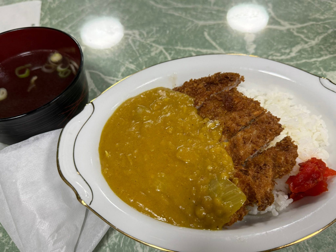 カツカレーライス